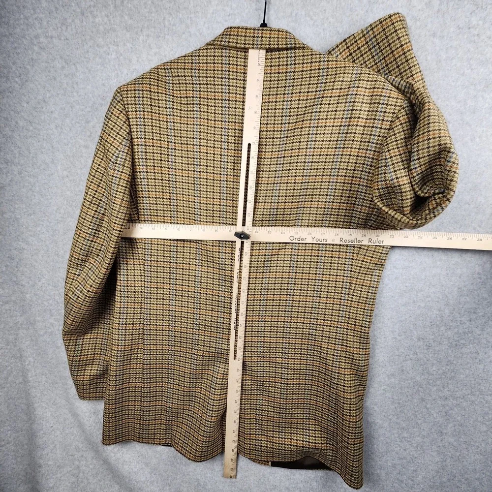 Lands End Blazer Mens Size 41L Sport Coat Jacket Lambswool Casual 2‎ Button...